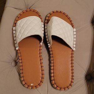 Shein White Sandals